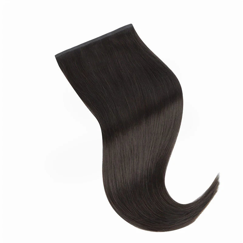 Dark Brown (2) - Seamless Clip in Hair Extensions