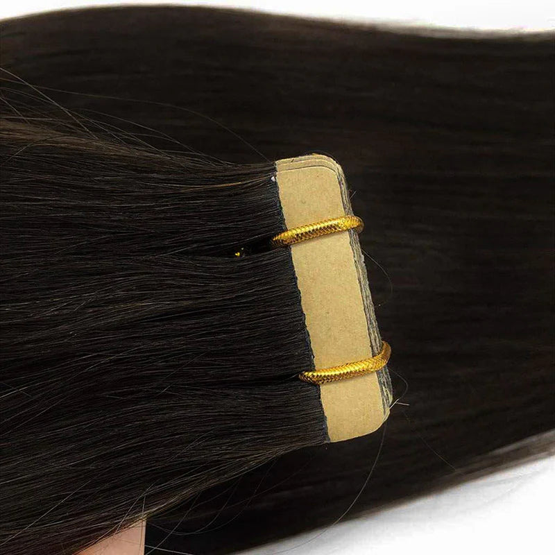 Dark Brown (2) - Tape in Hair Extensions